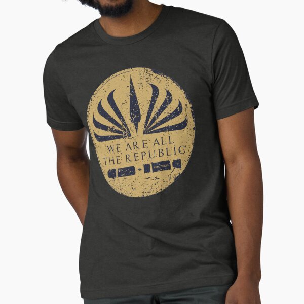 Vista previa del artículo con la obra «Todos somos la moneda de la República», diseñado y vendido por Ironickdesigns.
