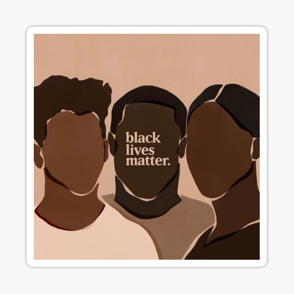 Black Lives Matter. Sticker