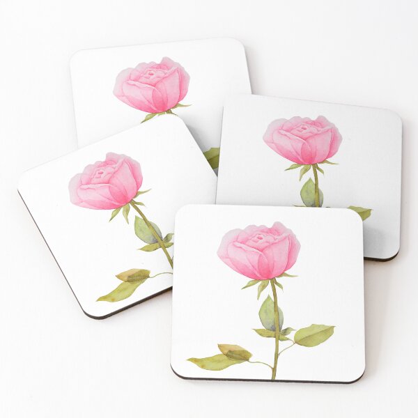 Item preview, Soft pink rose illustration designed and sold by fengyuhao.