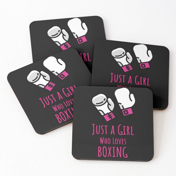 Item preview, Just a Girl Who Loves Boxing designed and sold by TeesKeeper.