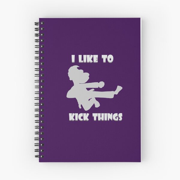 Item preview, I Like to Kick Things grey designed and sold by KJKlassiks.