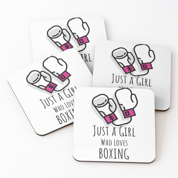 Item preview, Just a Girl Who Loves Boxing designed and sold by TeesKeeper.