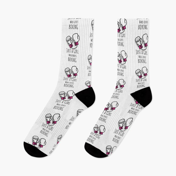 Item preview, Just a Girl Who Loves Boxing designed and sold by TeesKeeper.