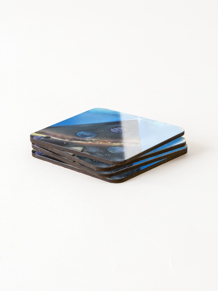 Thumbnail 4 of 5, Coasters (Set of 4), Open Sky designed and sold by Rigginsart.