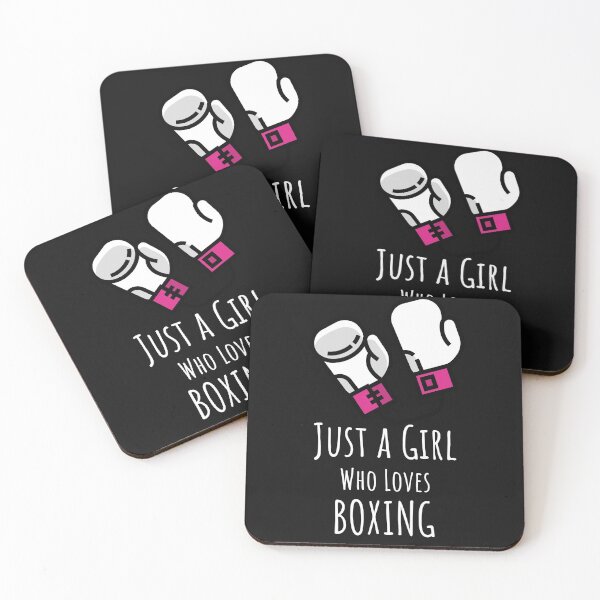 Item preview,  Just a Girl Who Loves Boxing designed and sold by TeesKeeper.