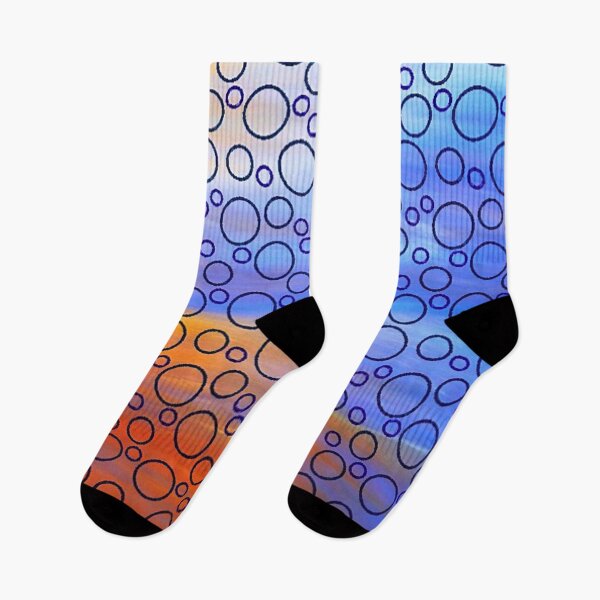 Item preview, Sunset Bubbles | Simple Graphic Pattern designed and sold by JillyJ05.