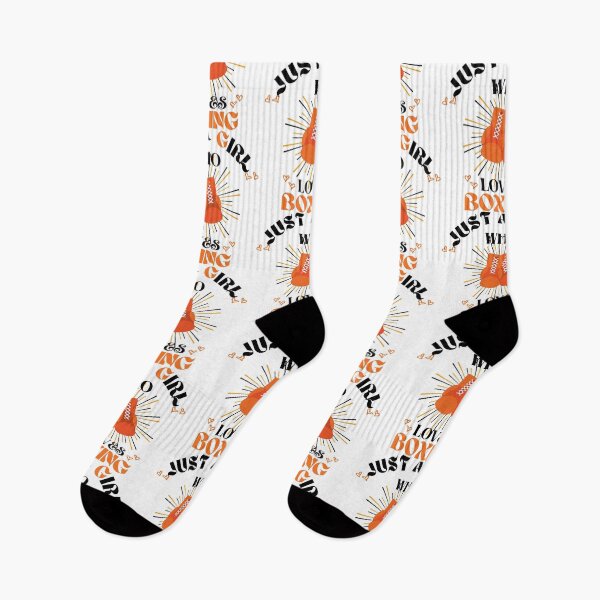 Item preview, Just A Girl Who Loves Boxing designed and sold by Vibing-Right.