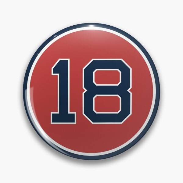 Artikelvorschau, Johnny Damon #18 Jersey Number entworfen und verkauft von StickBall.