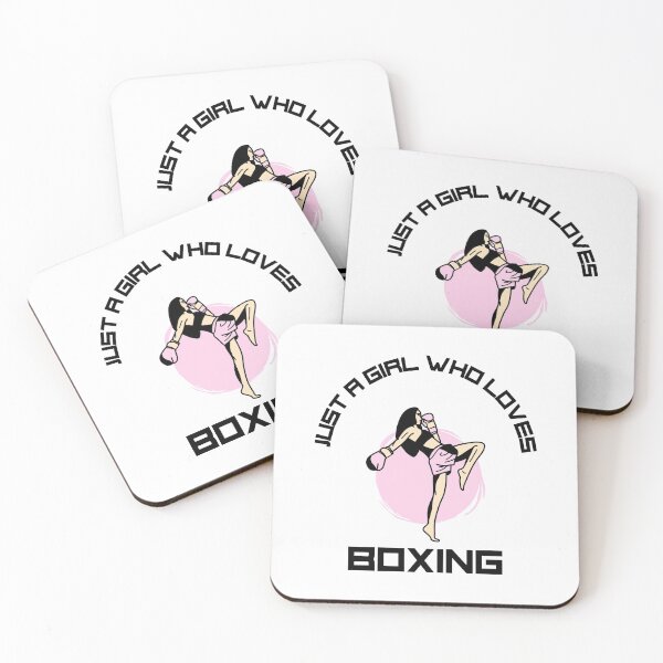 Item preview,  Just a Girl Who Loves Boxing designed and sold by TeesKeeper.