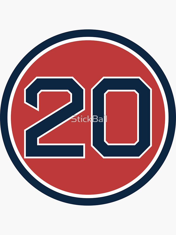 Alex Cora #20 Jersey Number | Sticker