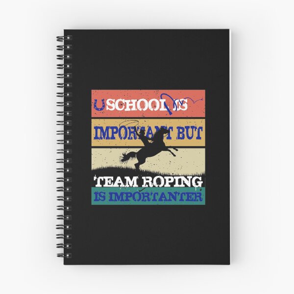 Item preview, Vintage School Is Important But Team Roping Is Importanter Cowboys T-Shirt designed and sold by taogiauco.