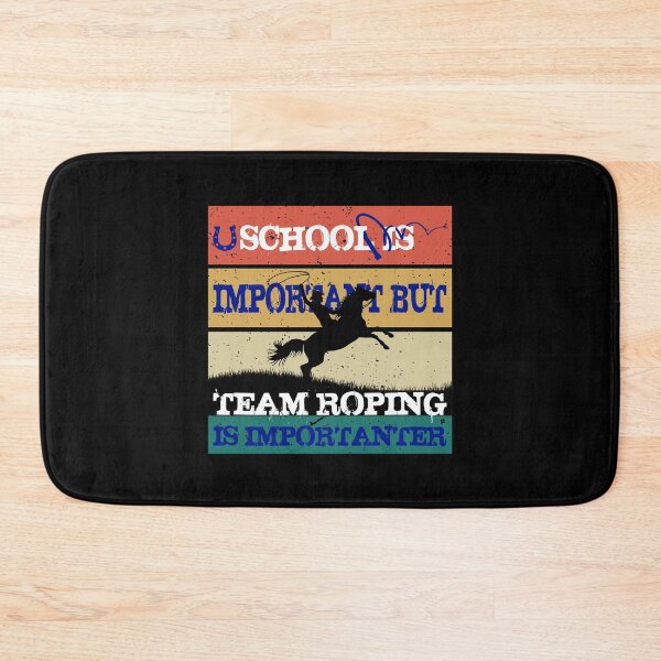 Item preview, Vintage School Is Important But Team Roping Is Importanter Cowboys T-Shirt designed and sold by taogiauco.