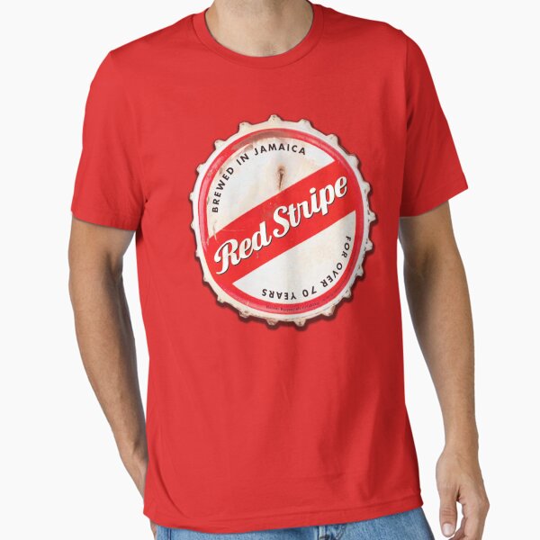 Item preview, Red Stripe Bottle Cap designed and sold by mimarumble.