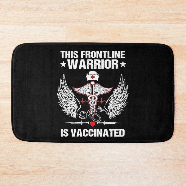 Item preview, This frontline warrior is vaccinated designed and sold by boyerhayes.