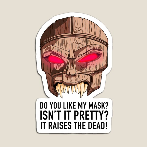 Item preview, My Mask Raises The Dead designed and sold by Shiny Plastic Rainbow.