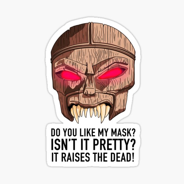 Item preview, My Mask Raises The Dead designed and sold by Shiny Plastic Rainbow.