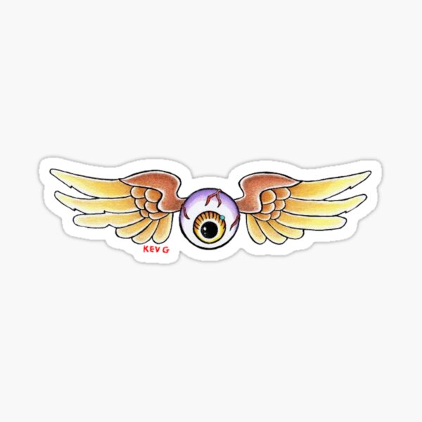 EYE IN THE SKY - Art By Kev G Sticker