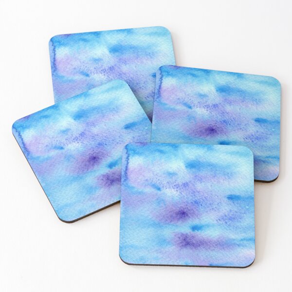 Item preview,  Abstract blue background. Painting with watercolors. designed and sold by Yovin11.