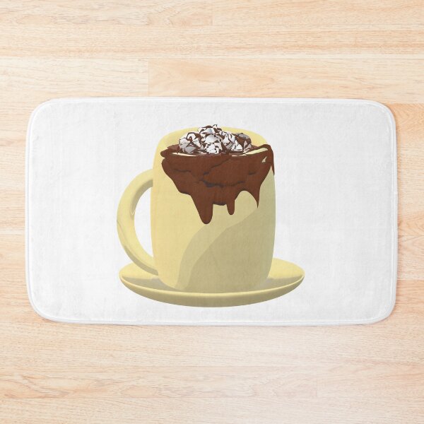 Item preview, Mug of Hot Chocolate with Marshmallows and Chocolate Drizzles. (White Background) designed and sold by ArtByLM.