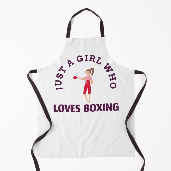 Item preview, Just a Girl Who Loves Boxing designed and sold by TeesKeeper.