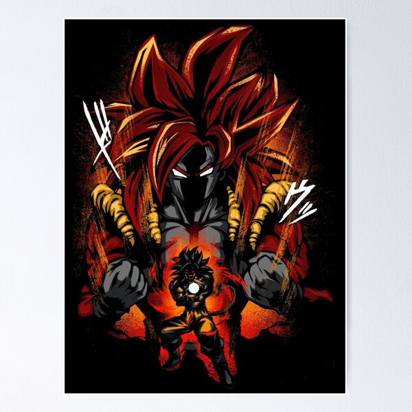 gogeta ssj4 Poster by Edgar Tordera