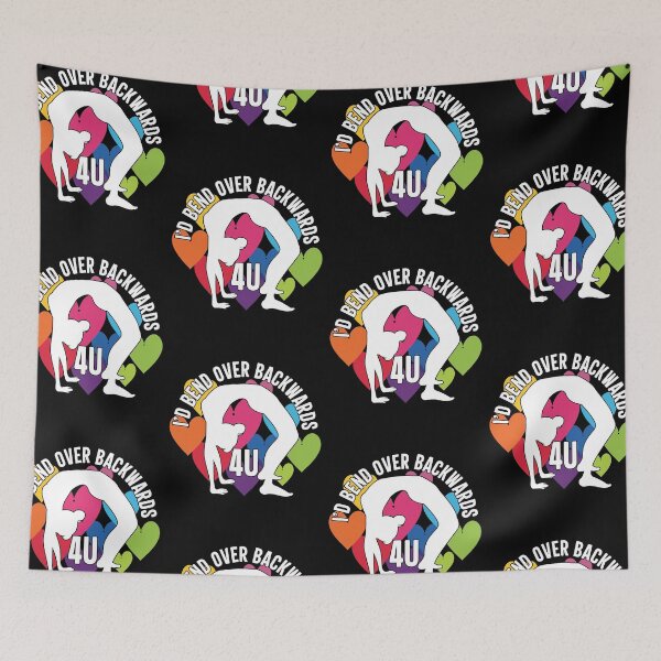 Item preview, I'd Bend Over Backwards for You | Yoga Valentine designed and sold by GravitiTees.