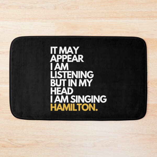 Item preview, It may appear I am listening Hamilton designed and sold by relee2.