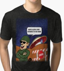 UFO Crash Tri-blend T-Shirt