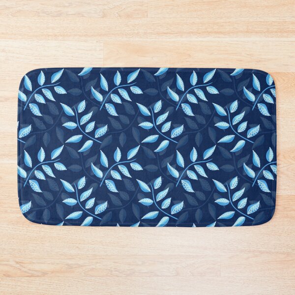 Item preview, Decorative Blue Plant Botanical Pattern designed and sold by Boriana Giormova.