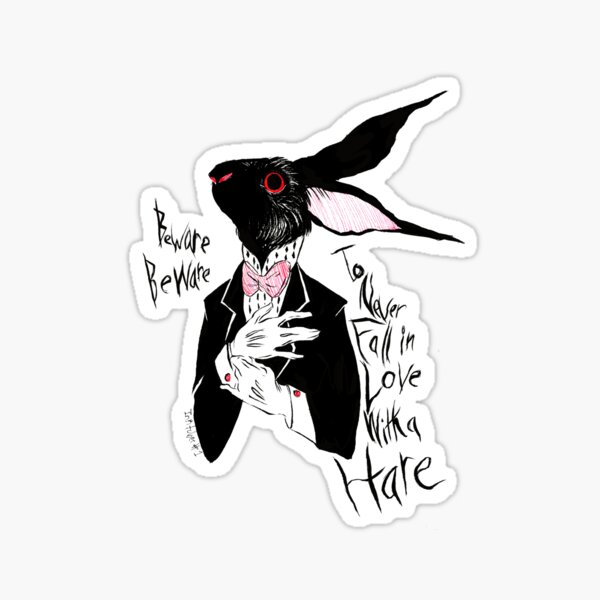 The Black Hare Sticker