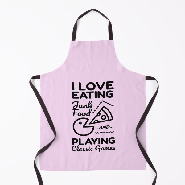 Item preview, I Love Eating Junk Food And Playing Classic Games designed and sold by catnbloom.