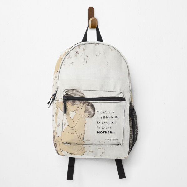 Item preview, Mary Cassatt Quote Mother's Kiss designed and sold by Magic-Moon.