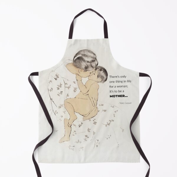 Item preview, Mary Cassatt Quote Mother's Kiss designed and sold by Magic-Moon.