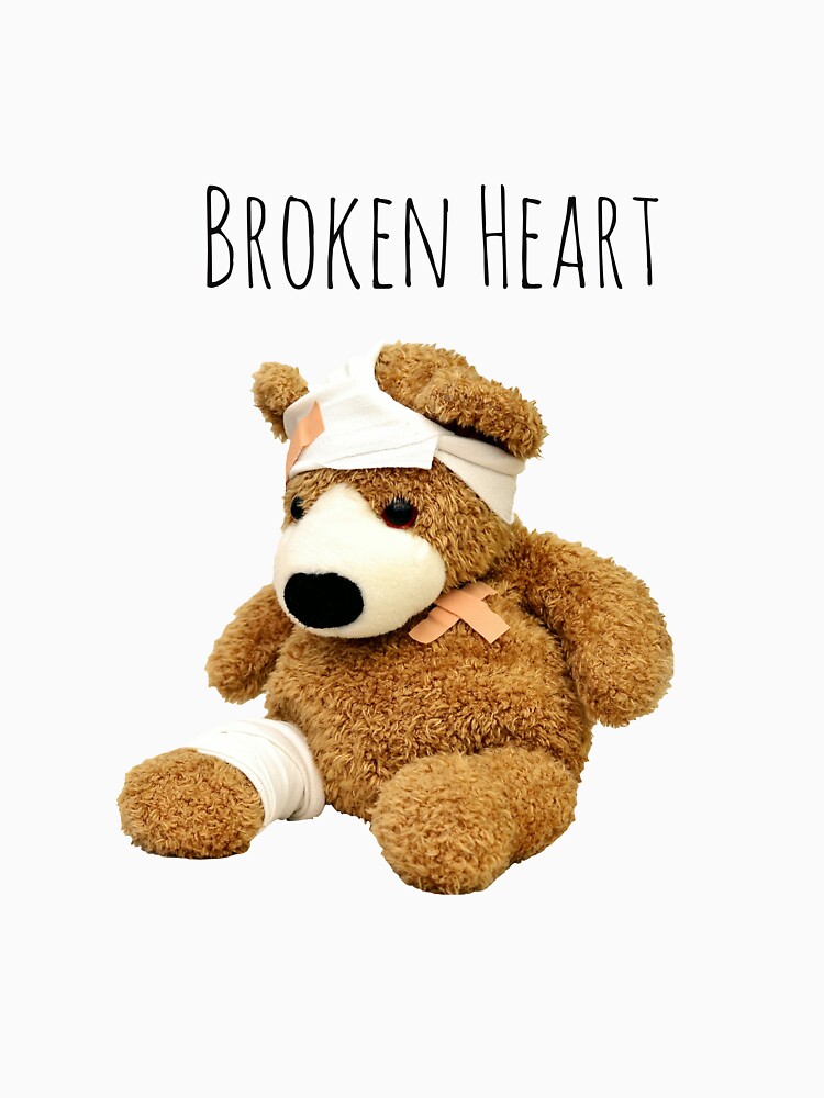 Broken heart discount teddy bear hoodie