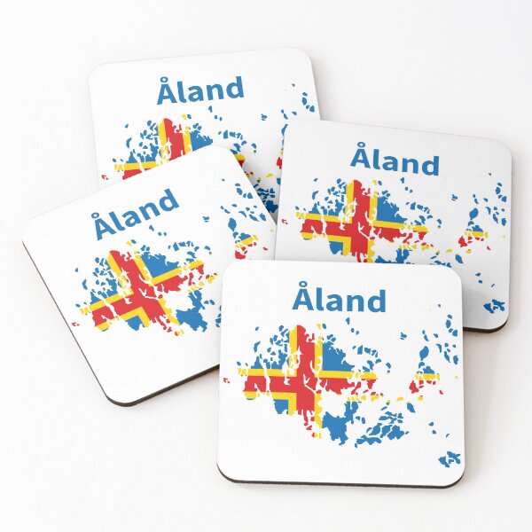 Item preview, Aland Islands Region Map, Finland. designed and sold by marosharaf.