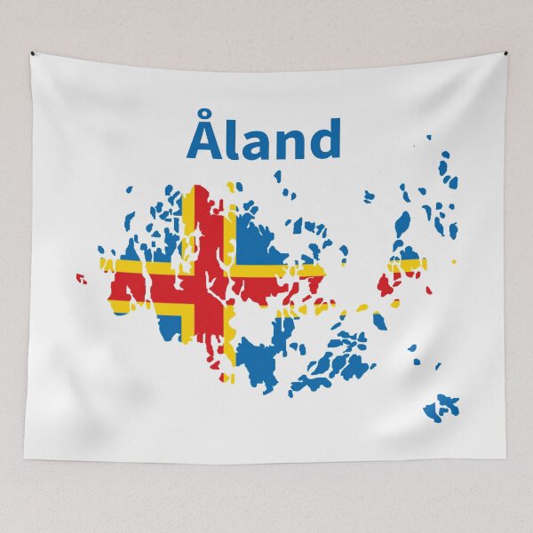 Item preview, Aland Islands Region Map, Finland. designed and sold by marosharaf.