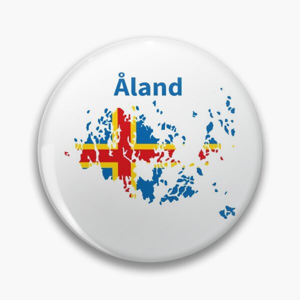 Item preview, Aland Islands Region Map, Finland. designed and sold by marosharaf.