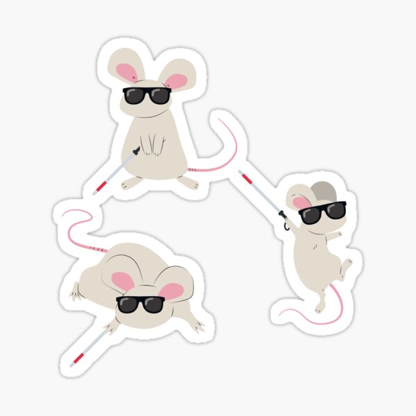 3 Blind Mice Stickers for Sale | Redbubble 3 Blind Mice Stickers for Sale | Redbubble