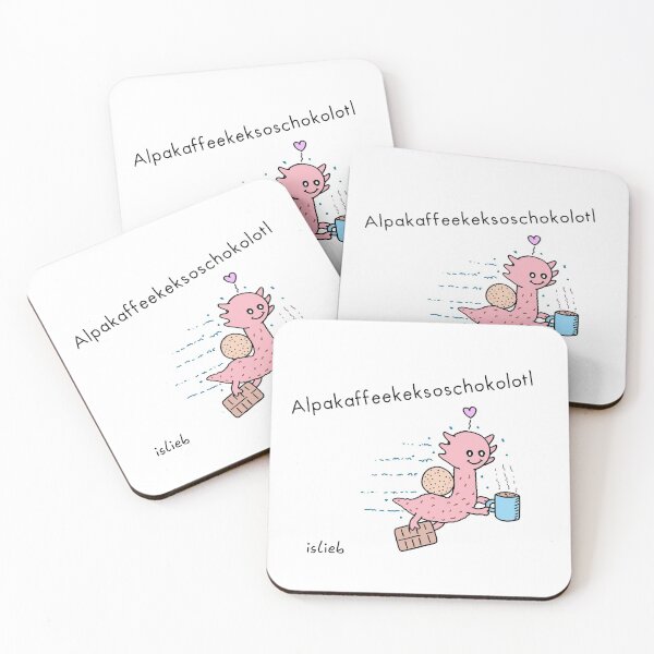 Item preview, Alpaca axolotl coffee combo designed and sold by islieb.