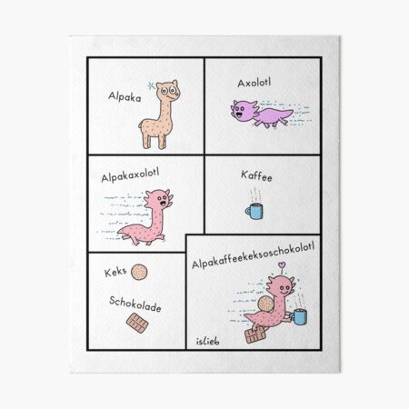 Artikel-Vorschau von Alpaka-Axolotl-Kaffee-Kombo, designt und verkauft von islieb.