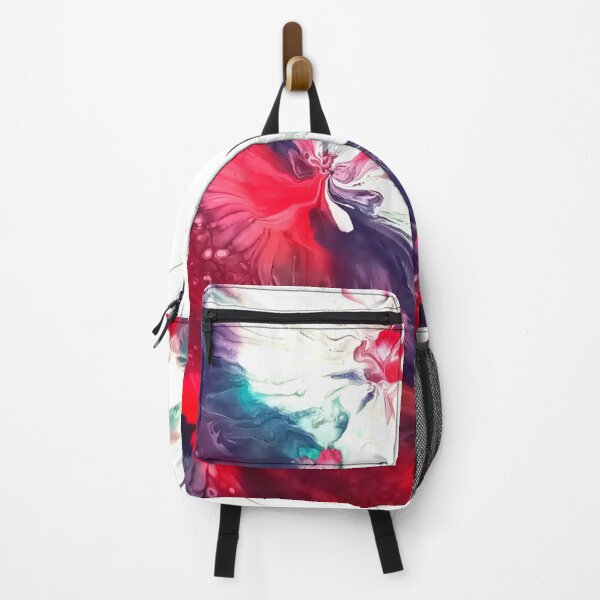 Item preview, Scarlet Bloom | About Pour Art | Splash of Colour | Liquid Flow designed and sold by JillyJ05.