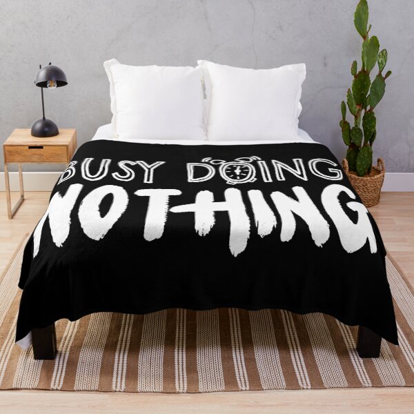 Item preview, Busy Doing Nothing (White) designed and sold by goodbai.