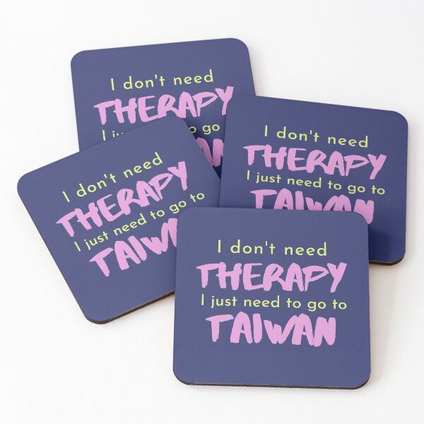 Item preview, I Don't Need Therapy I Just Need To Go To Taiwan Colourful Fonts designed and sold by Unworldly.