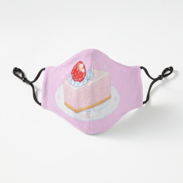 Kawaii Pixel Oishii Dream Dessert (strawberry mousse) Fitted 3-Layer