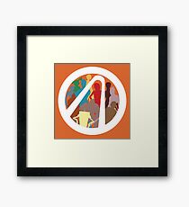 Borderlands Character Design Framed Print