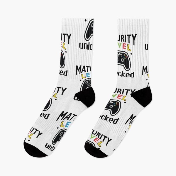 Item preview, Maturity Level Unlocked - Funny Mature Gaming Saying designed and sold by Scratches Tees.