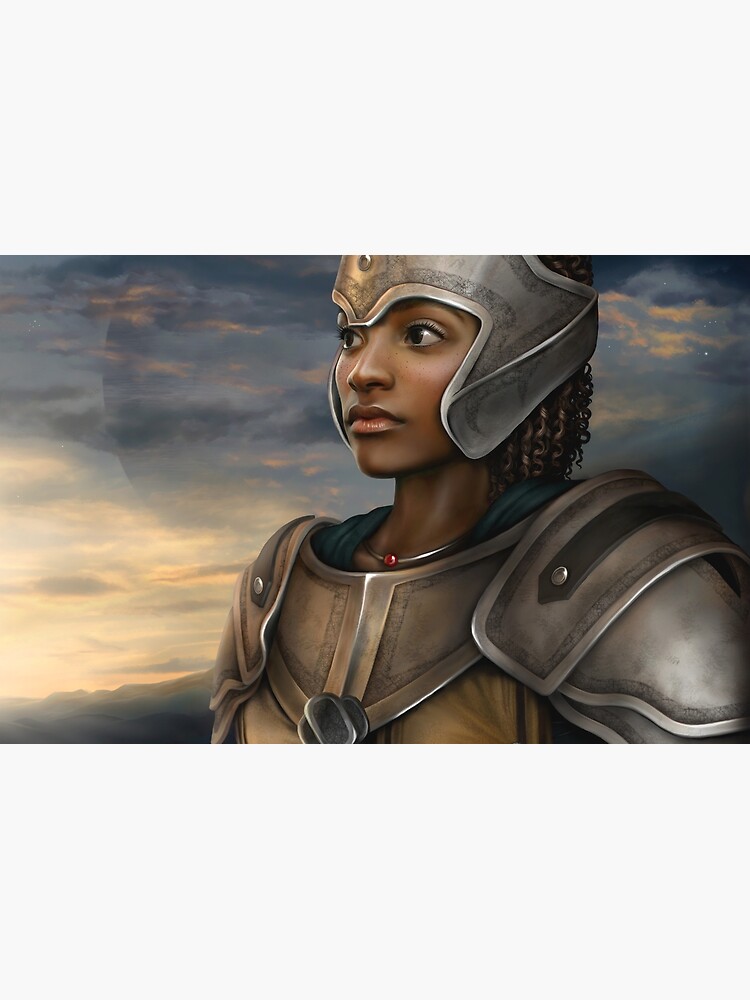 African American Woman Wearing Futuristic Warrior Outfit. Generative AI  Illustration Stock Photo, Picture and Royalty Free Image. Image 202453171.