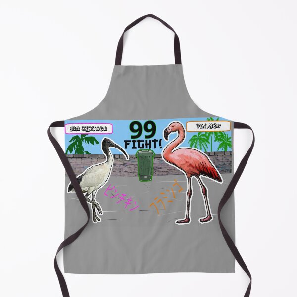 Item preview, BIN CHICKEN KOMMMBAT - BIN CHICKEN VS FLAMINGO FIGHT designed and sold by Iskybibblle.