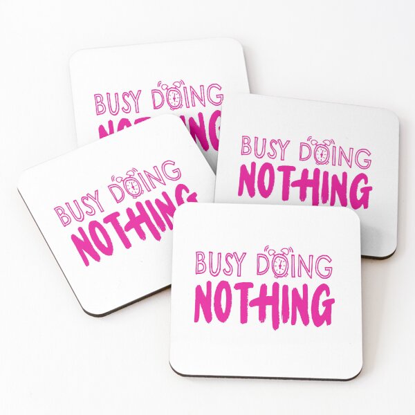 Item preview, Busy Doing Nothing (Pink) designed and sold by goodbai.
