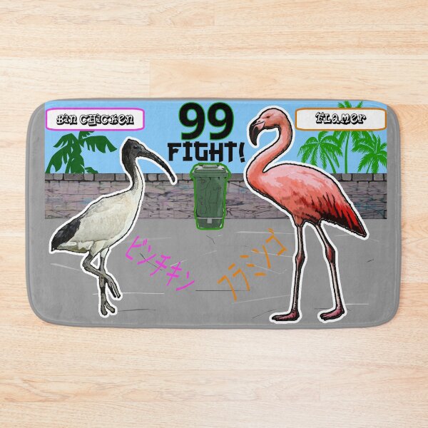 Item preview, BIN CHICKEN KOMMMBAT - BIN CHICKEN VS FLAMINGO FIGHT designed and sold by Iskybibblle.